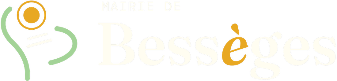 Logo Mairie de Bessèges, version fond foncé